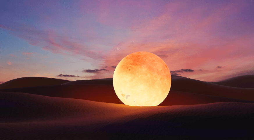 full moon rann of kutch